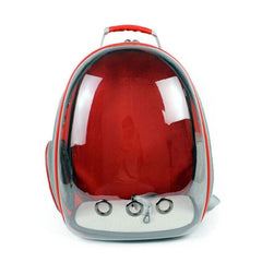 Dog Backpack Breathable Holes Pet Travel Carrier Backpack For Cats And Small Dogs Space Capsule Pet Bag