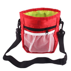 Drawstring Pocket Design Dog Pouch Walking Food Treat Snack Bag Anti-Bait Training Pockets Waist Storage Hold Dog Training Tool