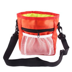 Drawstring Pocket Design Dog Pouch Walking Food Treat Snack Bag Anti-Bait Training Pockets Waist Storage Hold Dog Training Tool