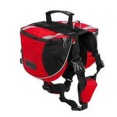 Dog Carriers Bag Dogs Pack Hound Travel Hiking Backpack Pet Reflective Safe Travel with Double Bags Easy to Control