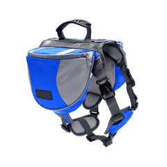 Dog Carriers Bag Dogs Pack Hound Travel Hiking Backpack Pet Reflective Safe Travel with Double Bags Easy to Control